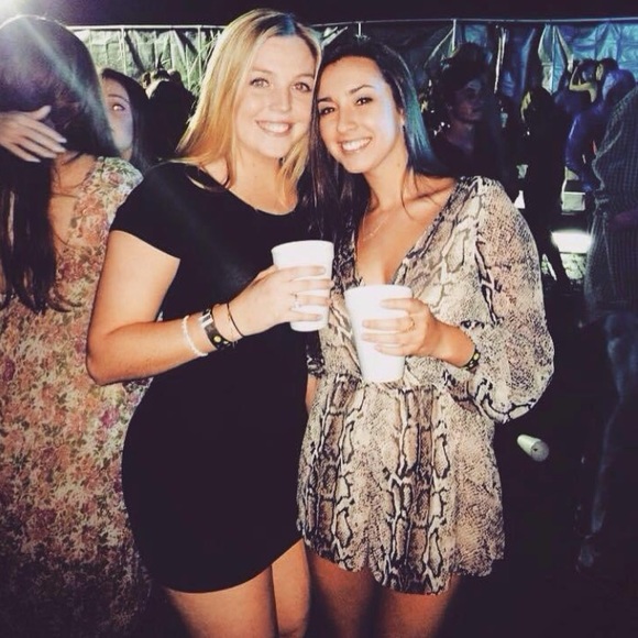 SNAKE SKIN ROMPER 🐍🖤 - Picture 2 of 8